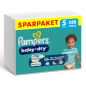 Preview: Vorderseite einer Packung Pampers Baby Dry Größe 5.
